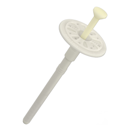 Hmoždinka fasádní talířová FIXPLUG 10 s plastovým teleskop. trnem 160 mm