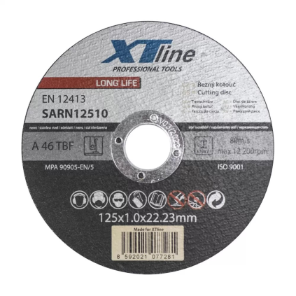 Kotouč řezný na nerez XTline | 115x1,6x22,2 mm