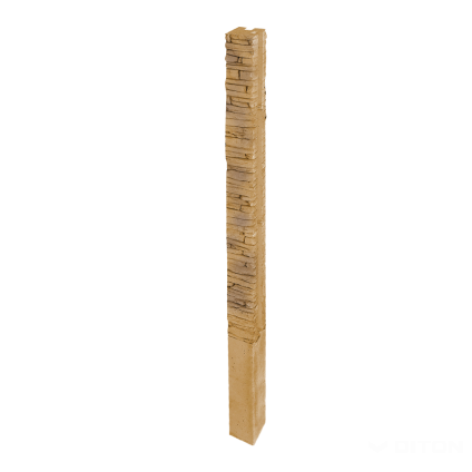 Sloupek plotový Diton Quick wall stone 240 150×150×3300 mm rohový hnědý mix (8)