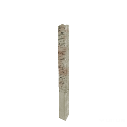 Sloupek plotový Diton Quick wall stone 200 150×150×2900 mm rohový béžový mix (8)
