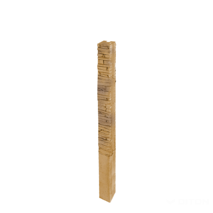 Sloupek plotový Diton Quick wall stone 200 150×150×2900 mm rohový hnědý mix (8)