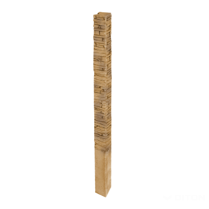 Sloupek plotový Diton Quick wall stone 240 150×150×3300 mm koncový hnědý mix (8)