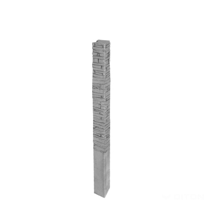 Sloupek plotový Diton Quick wall stone 200 150×150×2900 mm koncový přírodní (8)