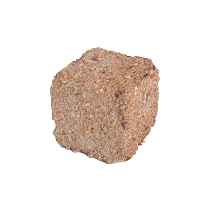 Blok zdicí (stříška) Diton History 70×70×70 mm středová kostka cihlová (480)