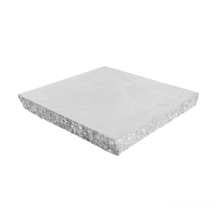 Stříška plotová Diton ZD 450×450×50 mm sloupková štípaná bílá (48)