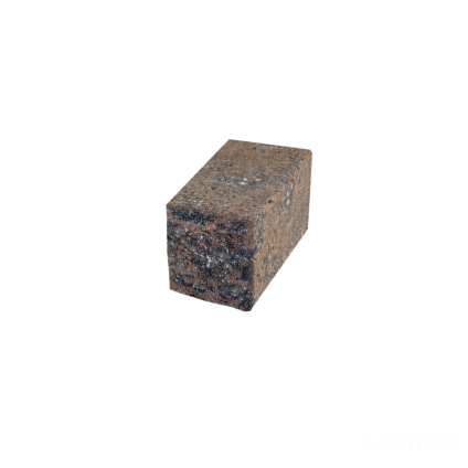 Kámen koncový Diton 1/4 Muráno 14/25 110×250×140 mm cihlovo-černý (120)