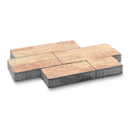 Dlažba betonová CS-BETON VALENCIA 80 mm colormix alba antiko CP Plus