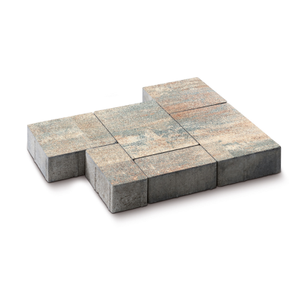 Dlažba betonová CS-BETON VIA TECH 60 mm colormix coral