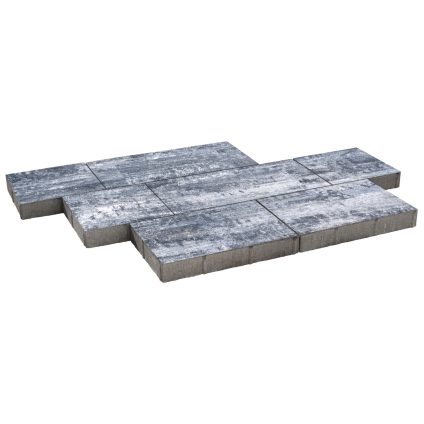 Dlažba betonová CS-BETON VENEZIA 60 mm colormix noarblanc light CP Plus