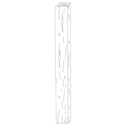 Palisáda betonová Ferobet Trám 250 2500×240×150 mm natur reliéfní staré dřevo (6)
