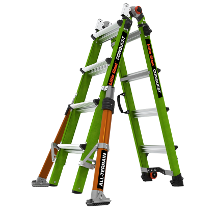 Žebřík víceúčelový Little Giant Conquest 2.0 Fiberglass 17 až 7 pozic
