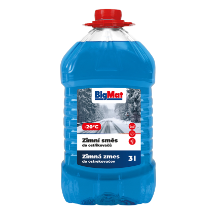 Směs do ostřikovačů BigMat zimní -20 °C 3 l