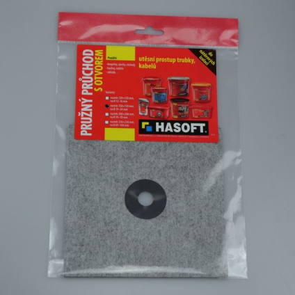 Manžeta těsnicí Hasoft Pružný průchod 150×150 mm