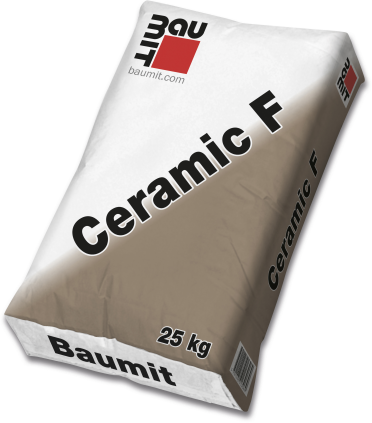 Hmota spárovací Baumit Ceramic F Cement grey / Zementgrau 25 kg