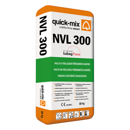 Malta k pokládání přírodního kamene NVL 300 šedá 30 kg