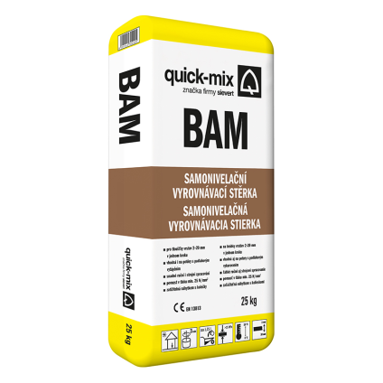 Hmota samonivelační vyrovnávací BAM 25 kg
