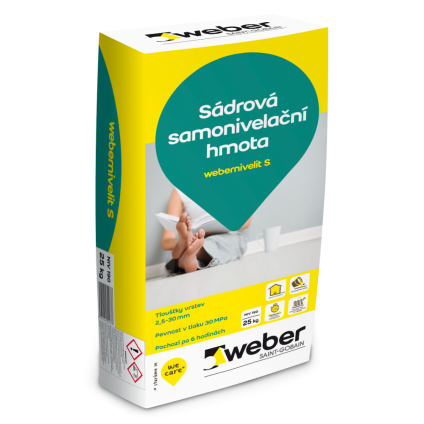 Hmota samonivelační webernivelit S 25 kg