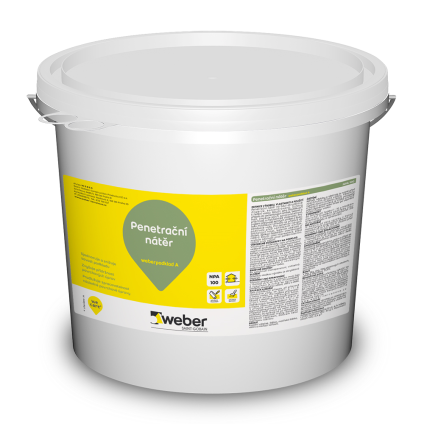 Nátěr penetrační weberpodklad A 4 kg