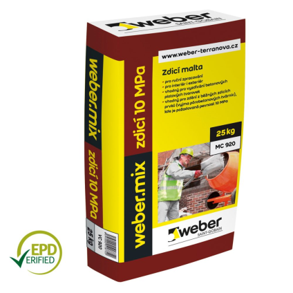 Malta zdicí webermix zdicí 5 MPa 25 kg