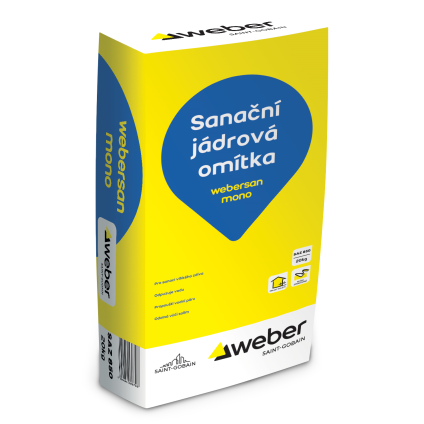 Omítka sanační webersan mono 20 kg