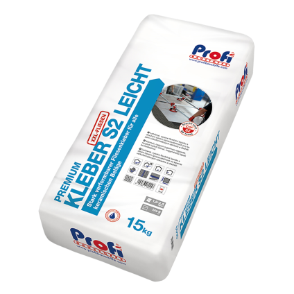 Lepidlo na obklady a dlažby Profi Premium Kleber S2 Leicht 15 kg