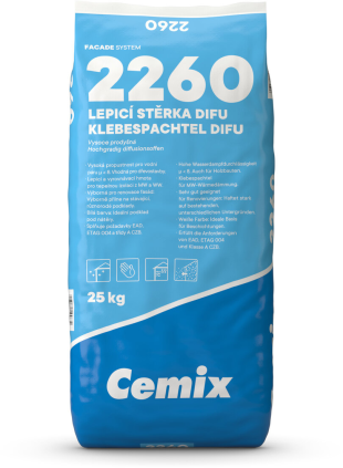 Hmota lepicí a stěrková Cemix Difu 2260 25 kg