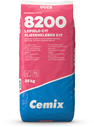 Lepidlo na obklady Cemix 8200 (C1T) 25 kg