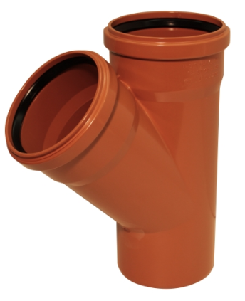 Odbočka kanalizační KGEA DN 200/125 45°