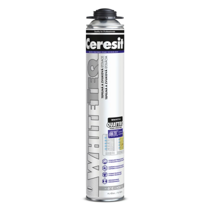 Pěna montážní pistolová nízkoexpanzní WhiteTeq 750 ml