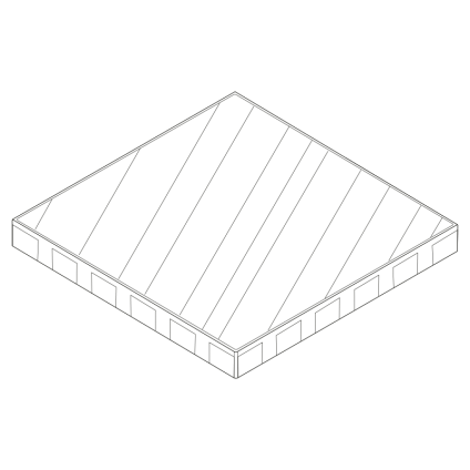 Dlažba betonová Ferobet Modern Moments 600×600×60 mm marble (7,2)