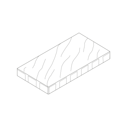 Dlažba betonová Ferobet Nature Moments 600×300×60 mm reliéfní marble (10,8)