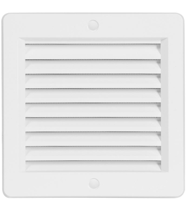 Mřížka větrací Haco 150×150 mm plastová bílá