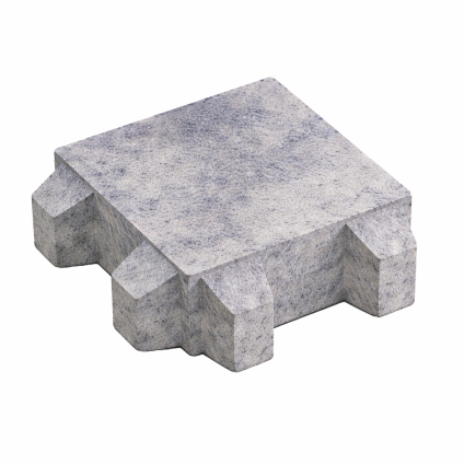 Kámen vegetační Semmelrock eko dlažba 200×200×80 mm bíločerný