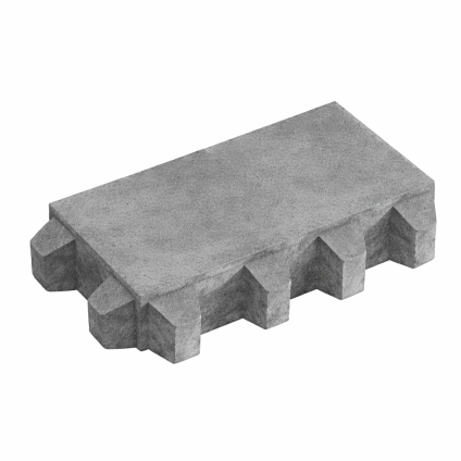Kámen vegetační Semmelrock eko dlažba 400×200×80 mm šedý