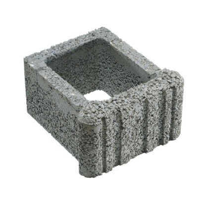 Tvárnice svahová Semmelrock Ještědský kámen 330×310×190 mm šedá