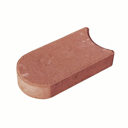 Lem trávníkový Semmelrock 220×120×40 mm se zkosenou hranou hladký červený