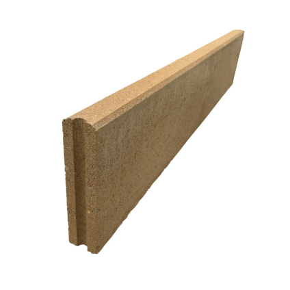 Obrubník chodníkový Semmelrock Metra 5 1000×50×200 mm s rovnou horní plochou karamelový