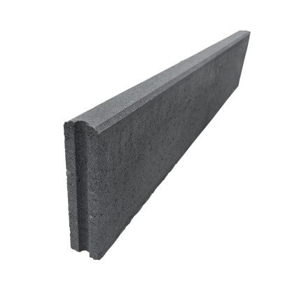 Obrubník chodníkový Semmelrock Metra 5 1000×50×200 mm s rovnou horní plochou antracitový