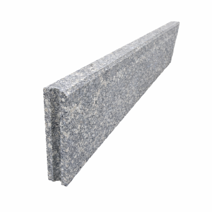 Obrubník chodníkový Semmelrock Metra 5 1000×50×200 mm s rovnou horní plochou bíločerný