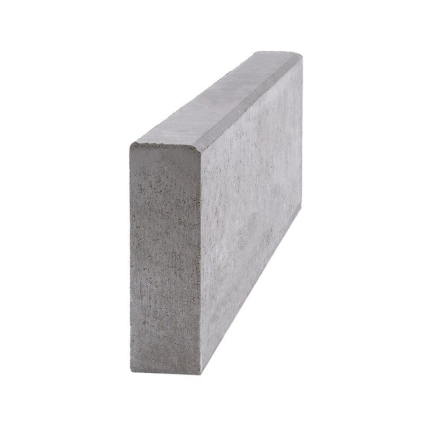 Obrubník chodníkový Semmelrock Metra 8 500×80×250 mm poloviční s rovnou horní plochou šedý