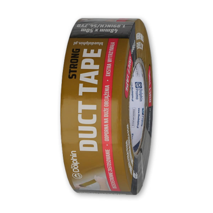 Páska textilní zesílená Premium bíločervená 48 mm / 33 m