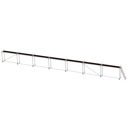 Lešení fasádní Jumbo Superflex Pro 1,8×21 m