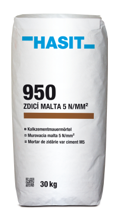 Malta zdicí Hasit 950 Mauermörtel M5 znitost 0 - 4 mm 30 kg