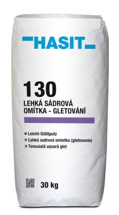Omítka sádrová Hasit 130 Leicht-Glättputz 30 kg