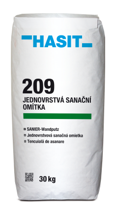 Omítka sanační Hasit 209 Sanier-Wandputz jednovrstvá 30 kg