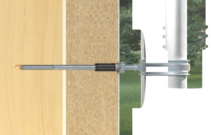 detail Systém pro distanční montáže TherMax 10/240 M8 [20 ks]