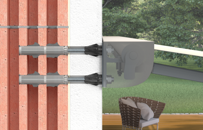 detail Systém pro distanční montáže TherMax 12/170 M16 [20 ks]