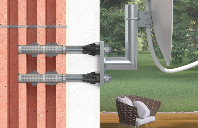 detail Systém pro distanční montáže TherMax 12/170 M16 [20 ks]