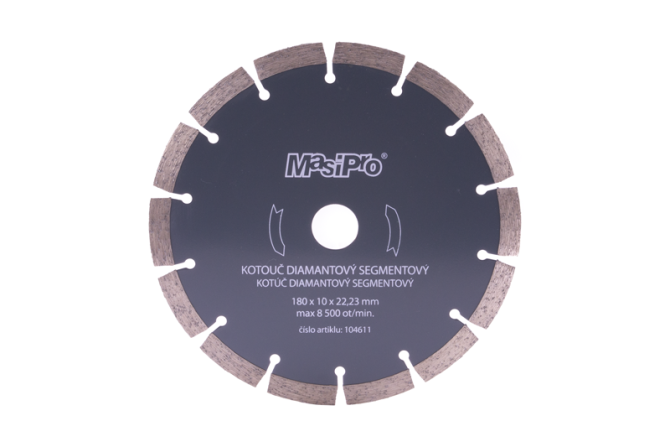 detail Kotouč diamant.seg.180 mm