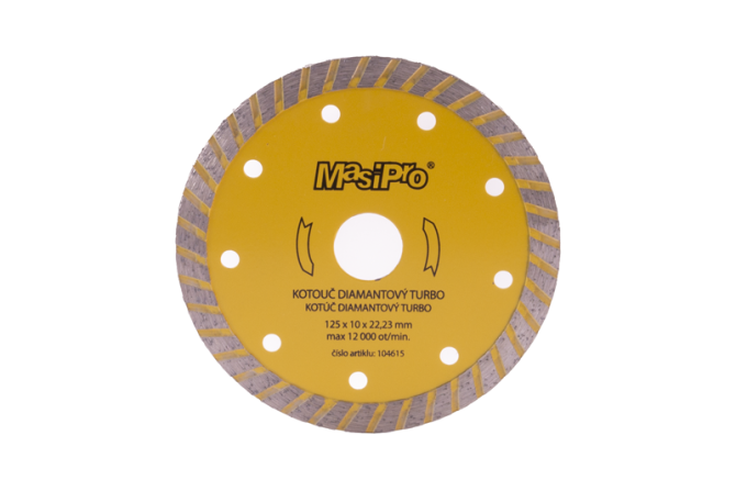 detail Kotouč diamant.turbo 125 mm